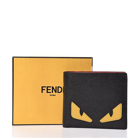 fendi monster eyes wallet